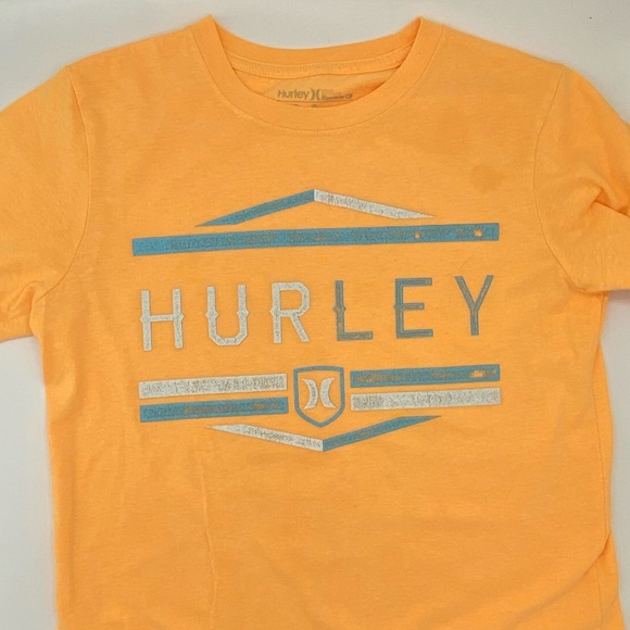 Hurley Boy size Large Short sleeve tee. Bright. Tropical. Beach. Surf. Summer - Picture 1 of 8